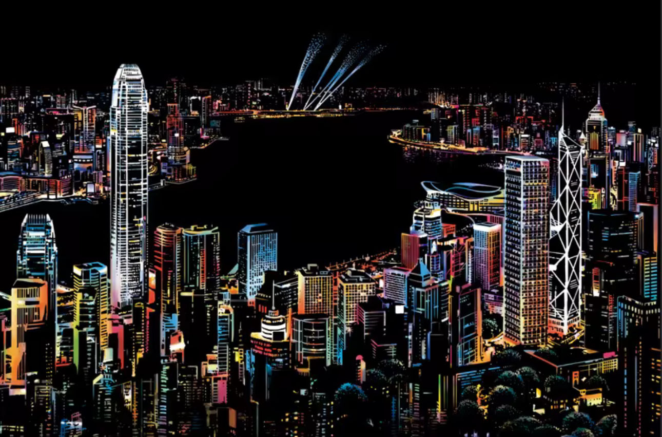 City Scratch Art
